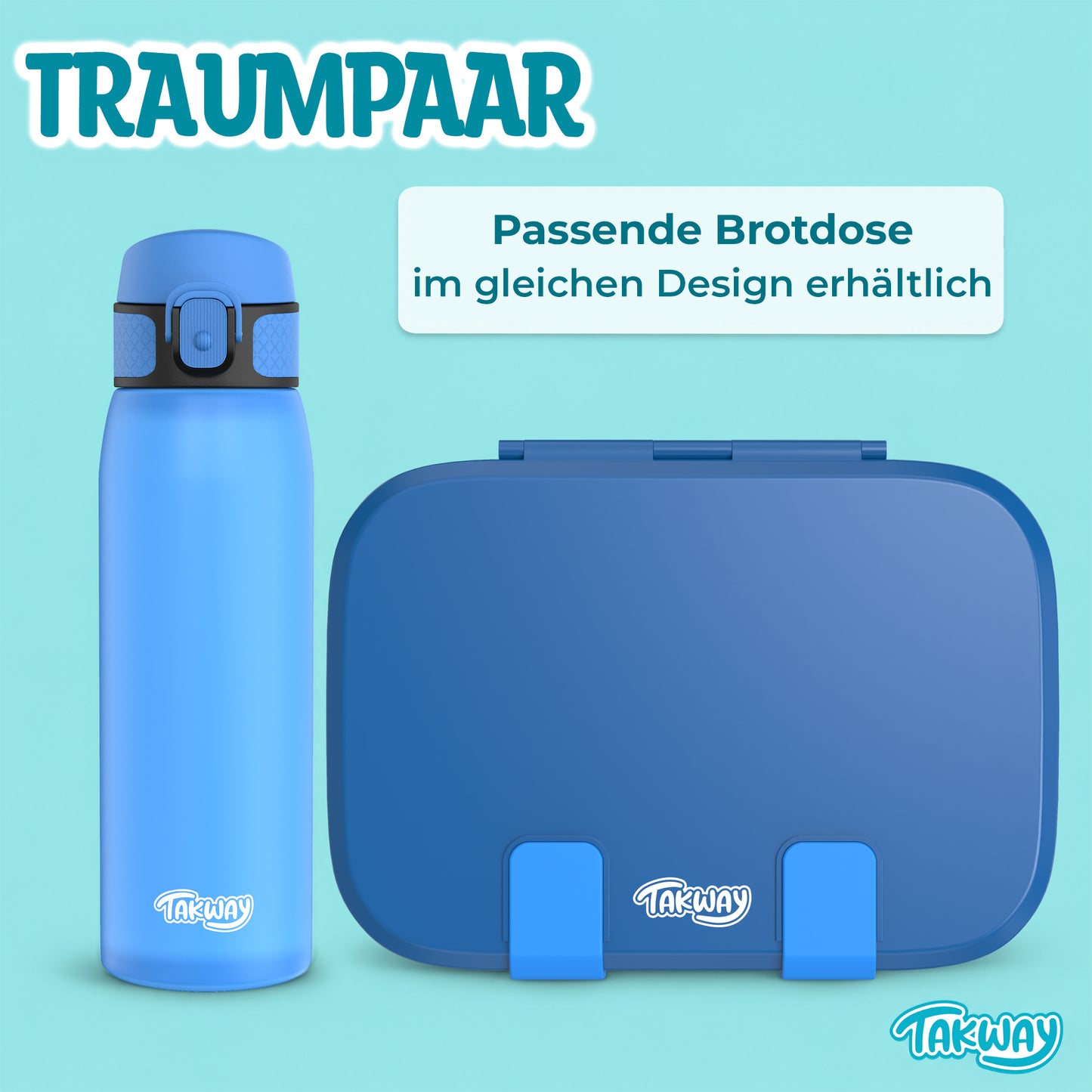 TAKWAY Bento Box 1000ml (Blue)