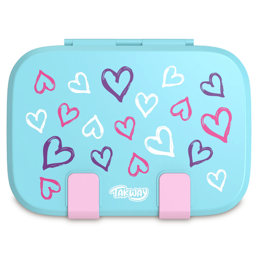 TAKWAY Bento Box 1000ml (Hearts)