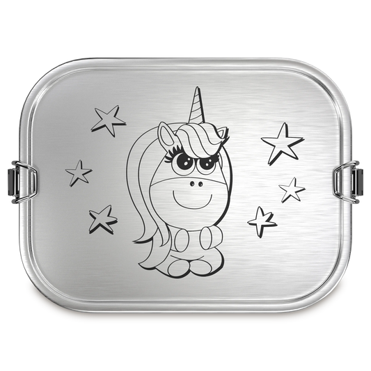 TAKWAY Stainless Steel Lunch Box 800ml (Unicorn)