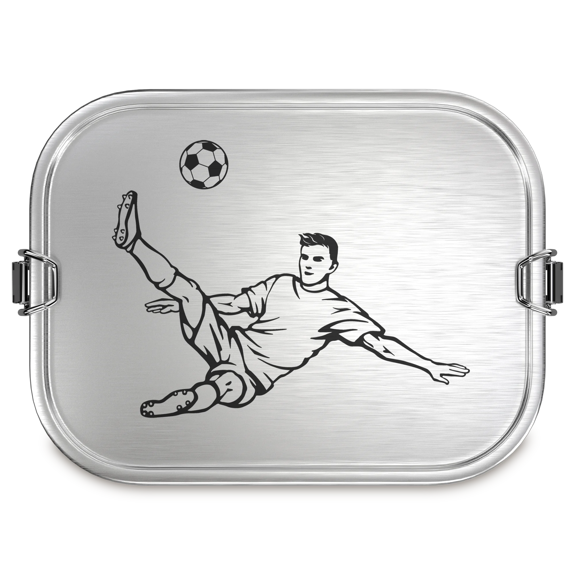 TAKWAY Edelstahl Brotdose 800ml (Fußball)