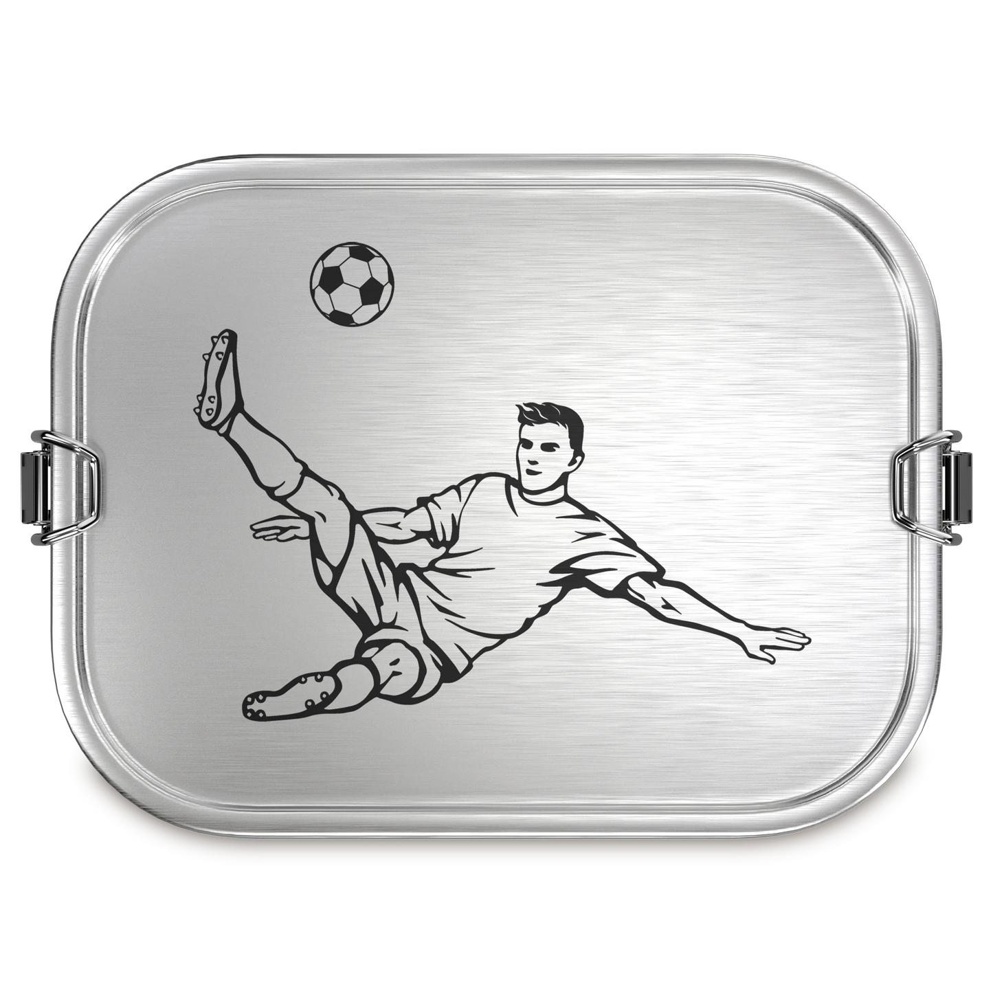 TAKWAY Edelstahl Brotdose 800ml (Fußball)