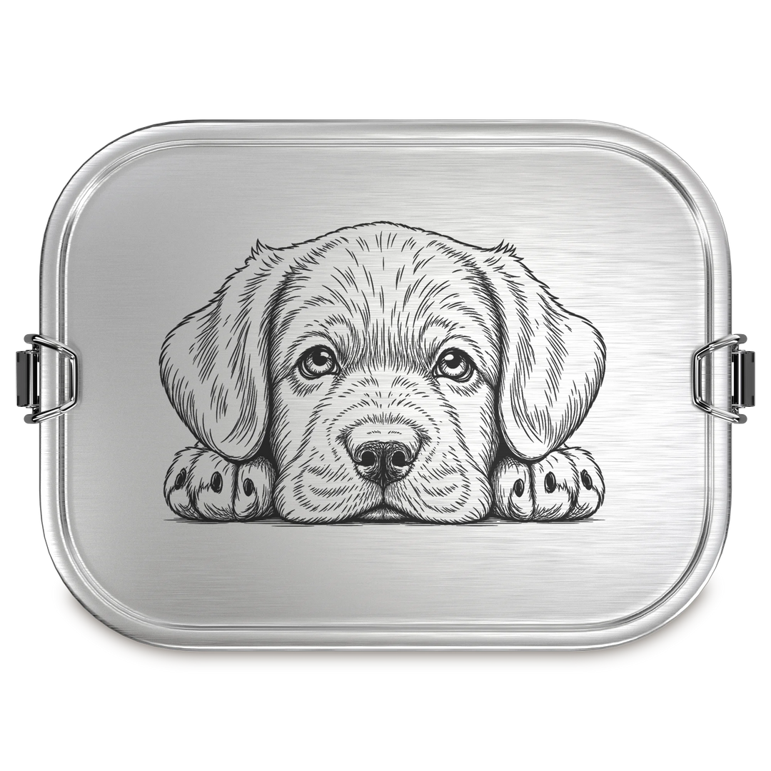 TAKWAY Edelstahl Brotdose 800ml (Hund)