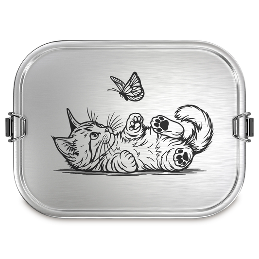 TAKWAY Stainless Steel Lunch Box 800ml (Cat)