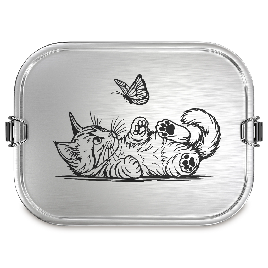 TAKWAY Stainless Steel Lunch Box 800ml (Cat)