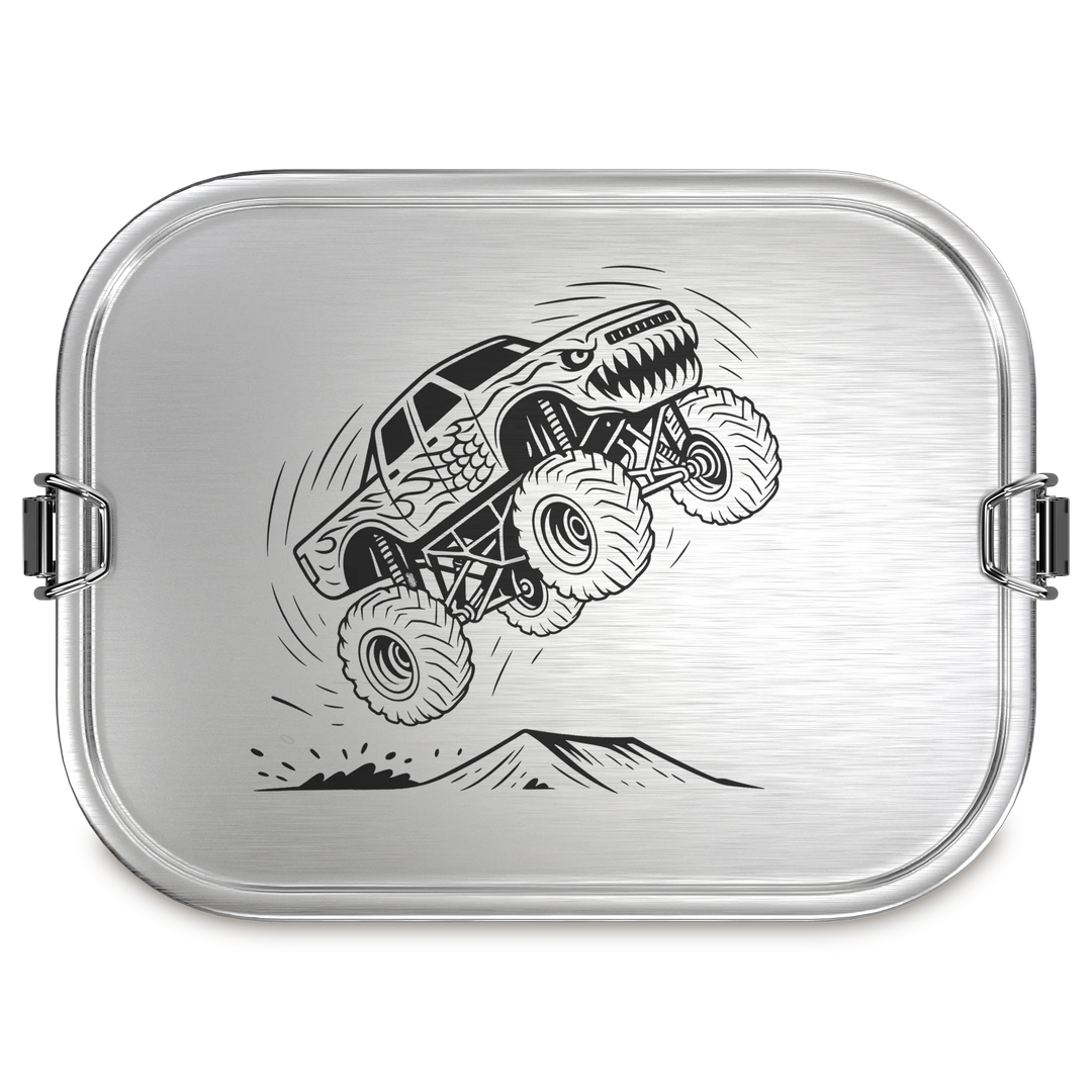 TAKWAY Stainless Steel Lunch Box 800ml (Monster Truck)