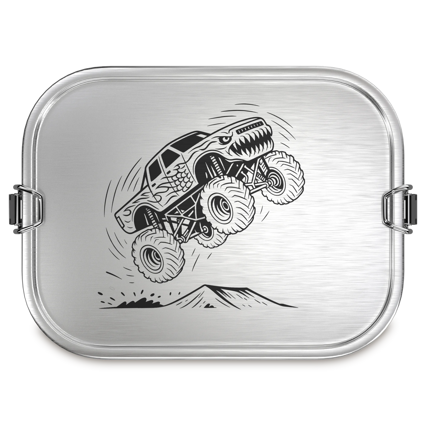 TAKWAY Stainless Steel Lunch Box 800ml (Monster Truck)