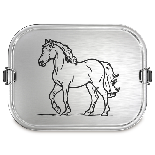 TAKWAY Stainless Steel Lunch Box 800ml (Horse)