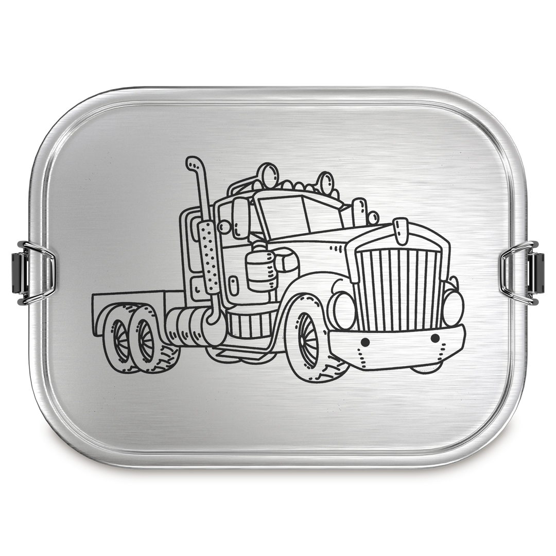 TAKWAY Edelstahl Brotdose 800ml (Truck)
