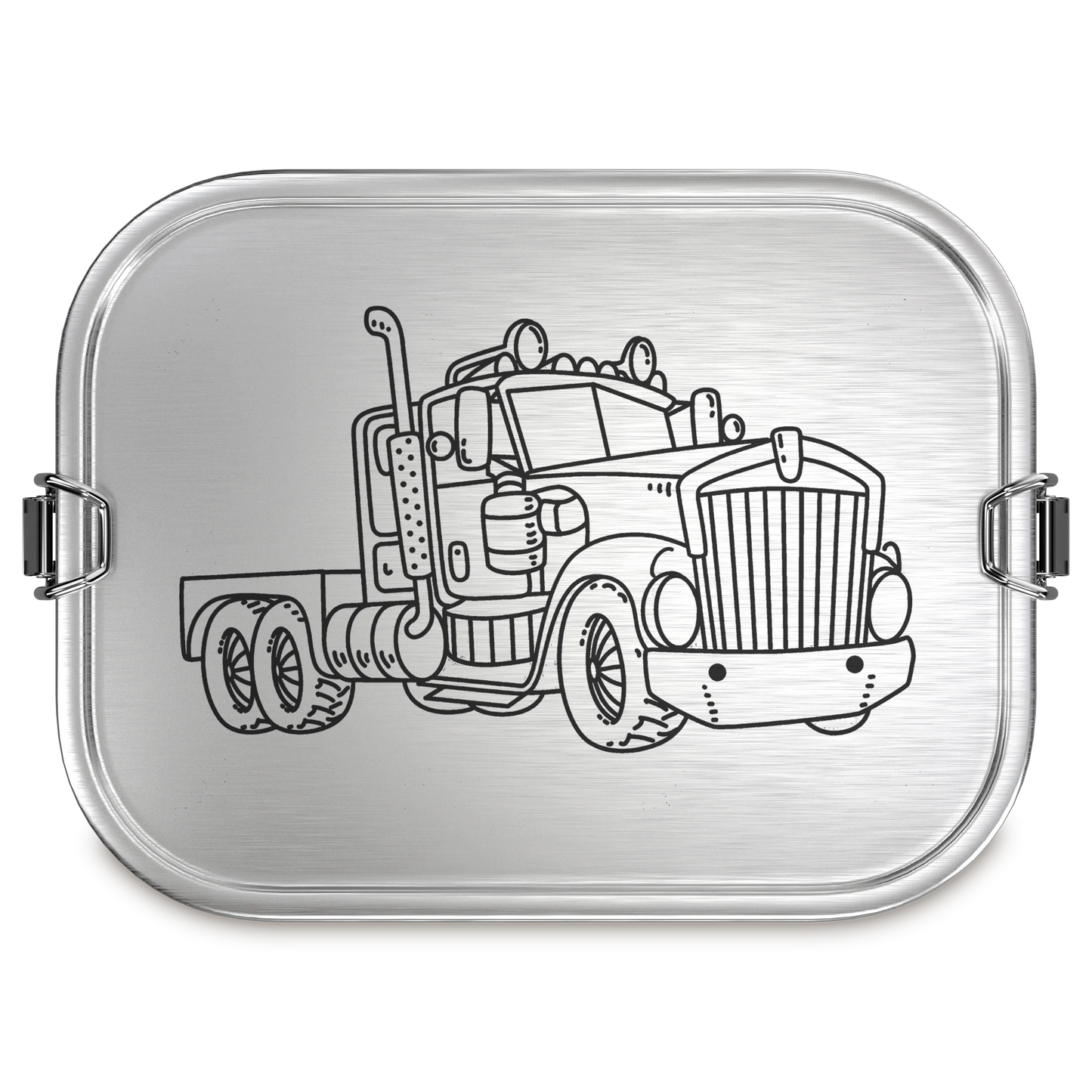 TAKWAY Edelstahl Brotdose 800ml (Truck)