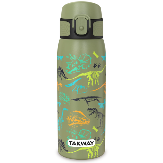 TAKWAY Stainless Steel Water Bottle 550ml (Dino)