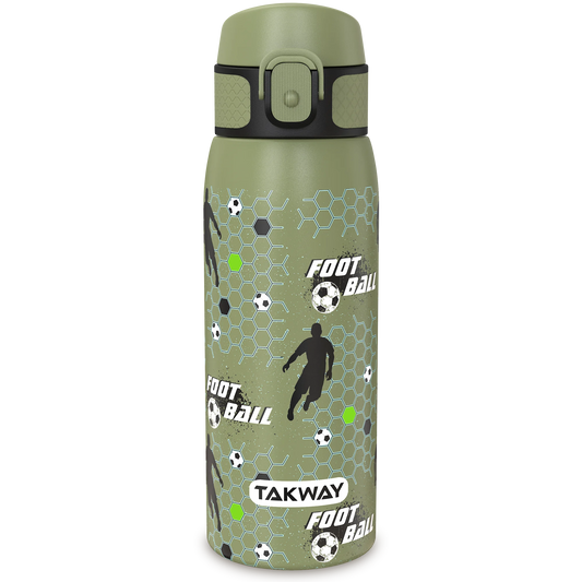 TAKWAY Stainless Steel Water Bottle 550ml (Football)