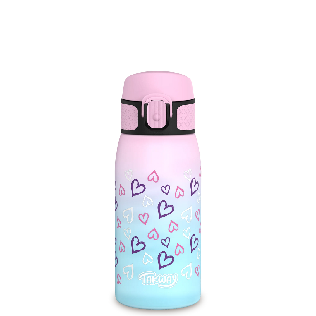 TAKWAY Tritan Water Bottle 600ml (turquoise-purple)