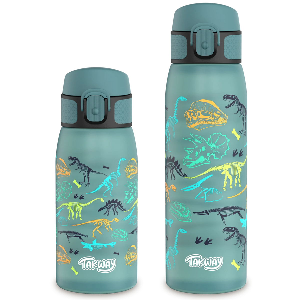 TAKWAY Tritan Trinkflasche (Dino)