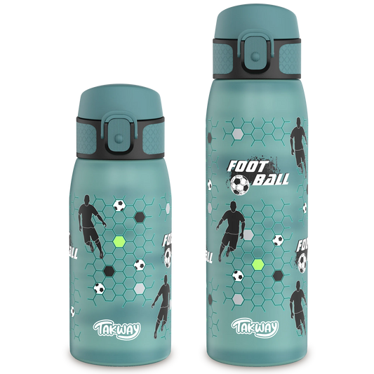 TAKWAY Tritan Water Bottle 600ml (turquoise-purple)