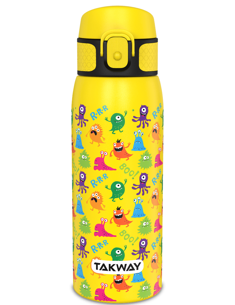 TAKWAY Edelstahl Trinkflasche 550ml (Monster)